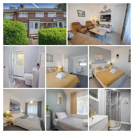 Holiday home Entire 4-bed House & Parking, Steps From Icc & Utilita Arena & Broad Street *