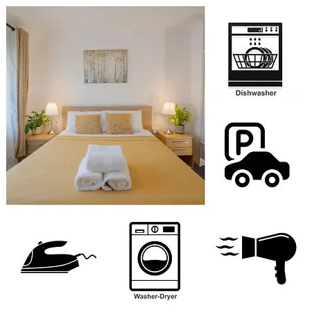 Entire 4-bed House & Parking, Steps From Icc & Utilita Arena & Broad Street Birmingham